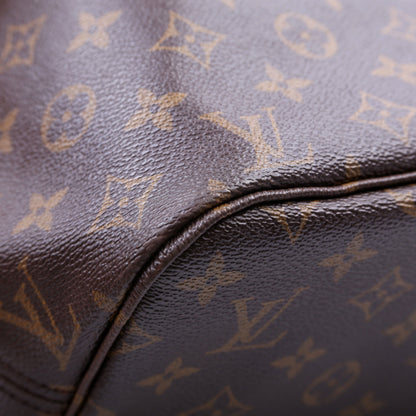 Louis-Vuitton Neverfull With Wallet MM Monogram Pink