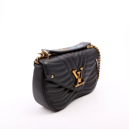 Louis-Vuitton New Wave Chain MM Black