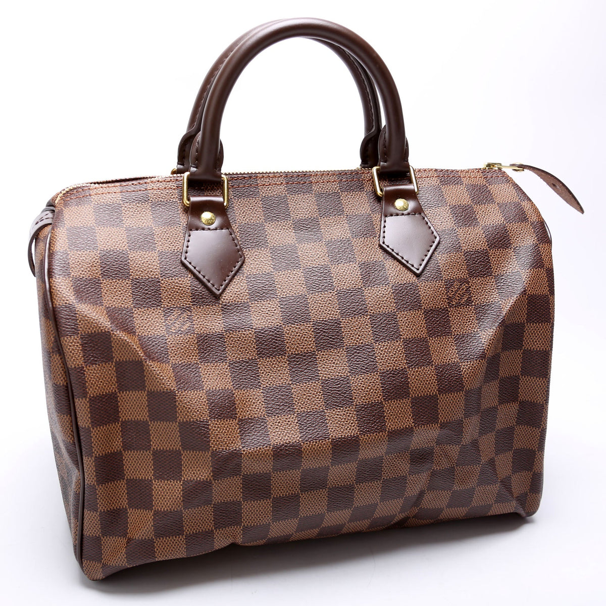 Louis-Vuitton Speedy  Damier Ebene Red