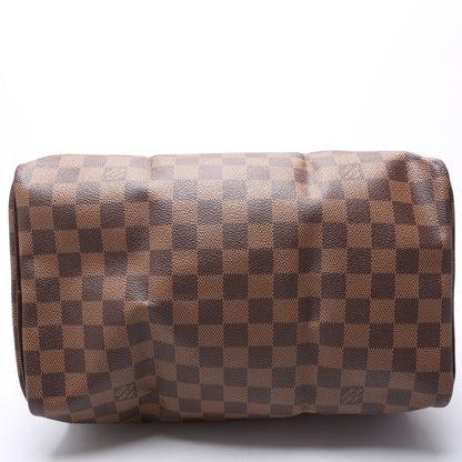 Louis-Vuitton Speedy  Damier Ebene Red