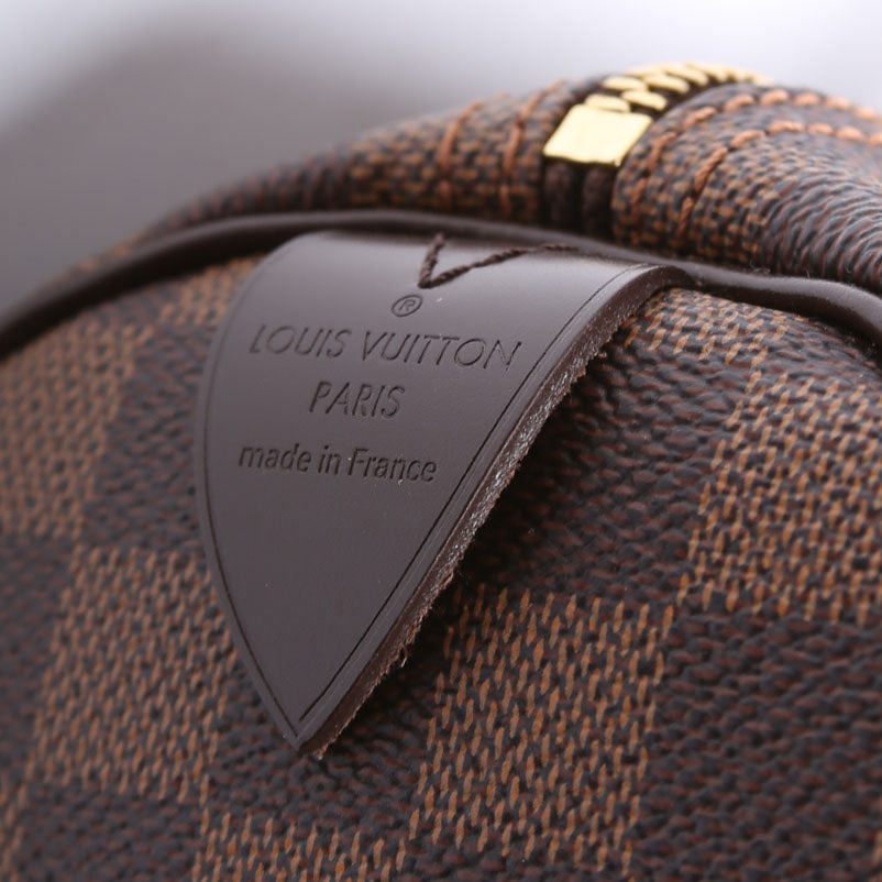 Louis-Vuitton Speedy  Damier Ebene Red