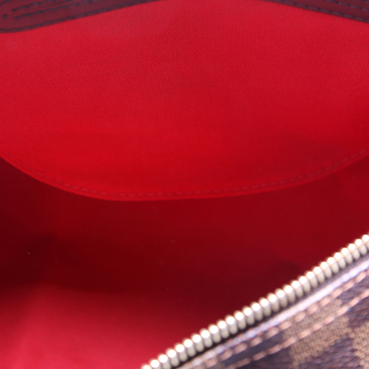 Louis-Vuitton Speedy  Damier Ebene Red