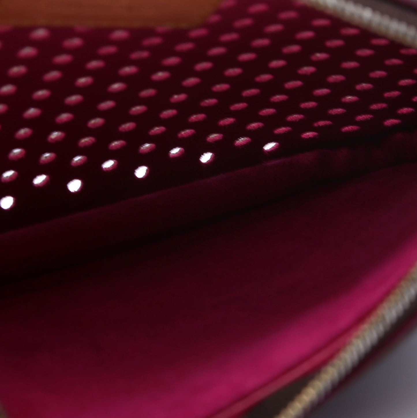 Louis-Vuitton Pochette Plat Monogram Perforated Pink