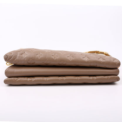 Louis-Vuitton Coussin MM Lambskin Taupe