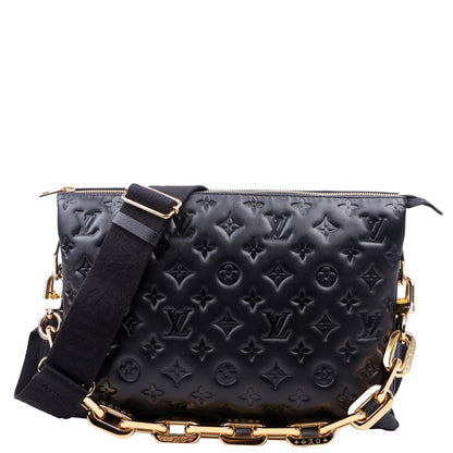 Louis-Vuitton Coussin MM NV Lambskin Black