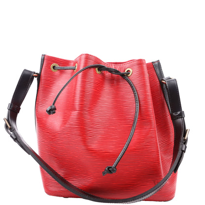 Louis-Vuitton Noe Petit Vintage Epi Red/Black
