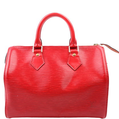 Louis-Vuitton Speedy  Epi Red