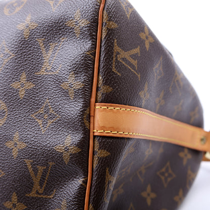 Louis-Vuitton Speedy  W/ Strap Monogram