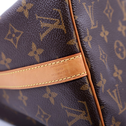 Louis-Vuitton Speedy  W/ Strap Monogram