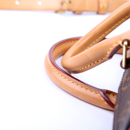 Louis-Vuitton Speedy  W/ Strap Monogram