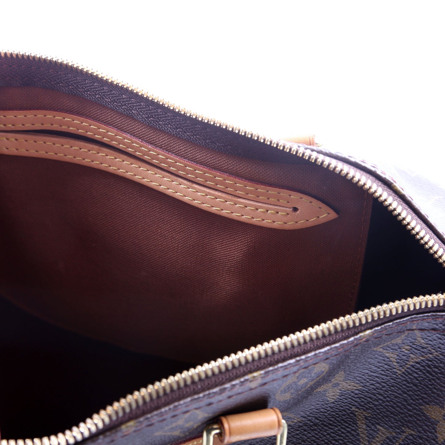 Louis-Vuitton Speedy  W/ Strap Monogram