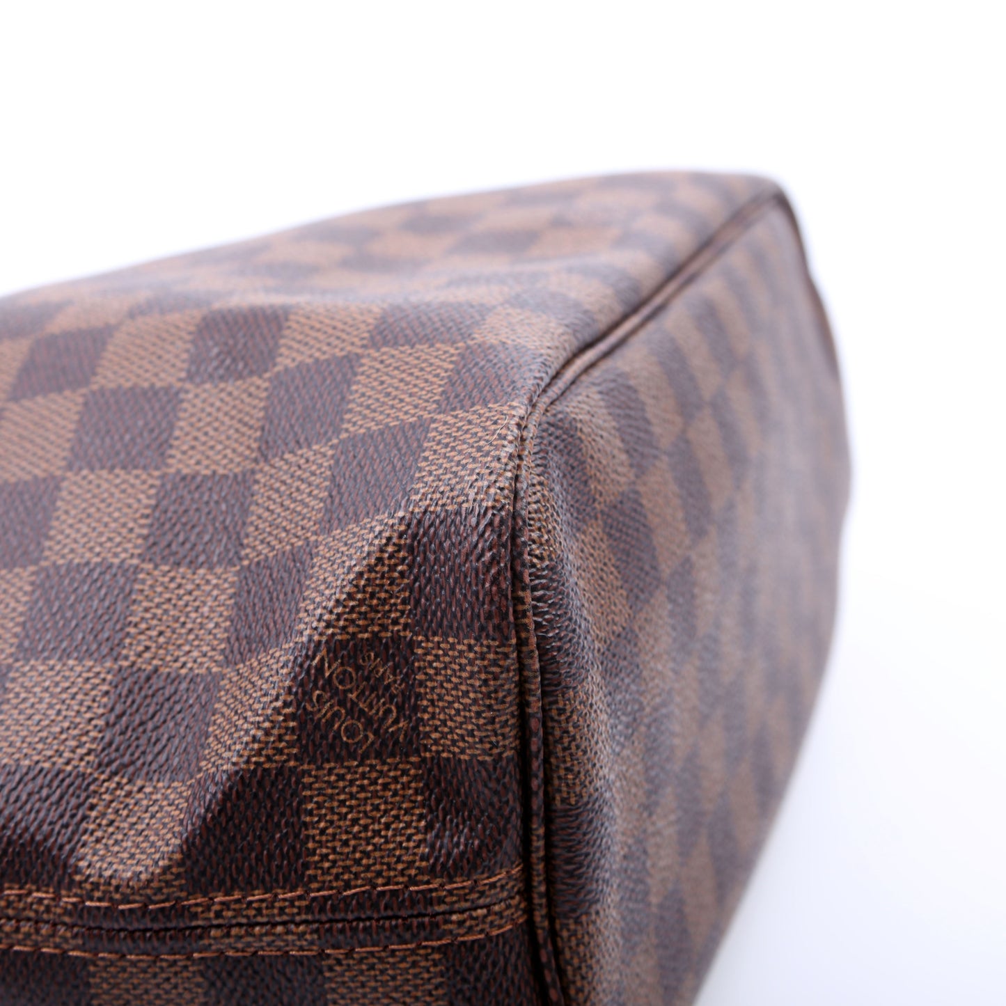 Louis-Vuitton Neverfull With Wallet PM Damier Ebene Red