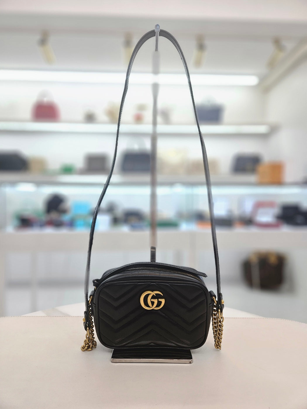 Gucci Marmont Matelassé Mini Crossbody Bag 448065 138945933