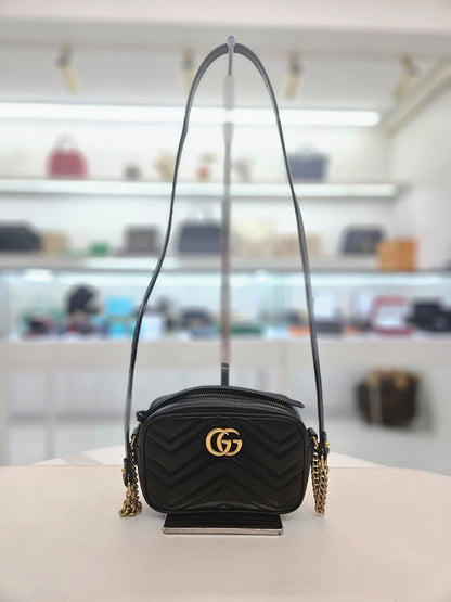 Gucci Marmont Matelassé Mini Crossbody Bag 448065 138945933