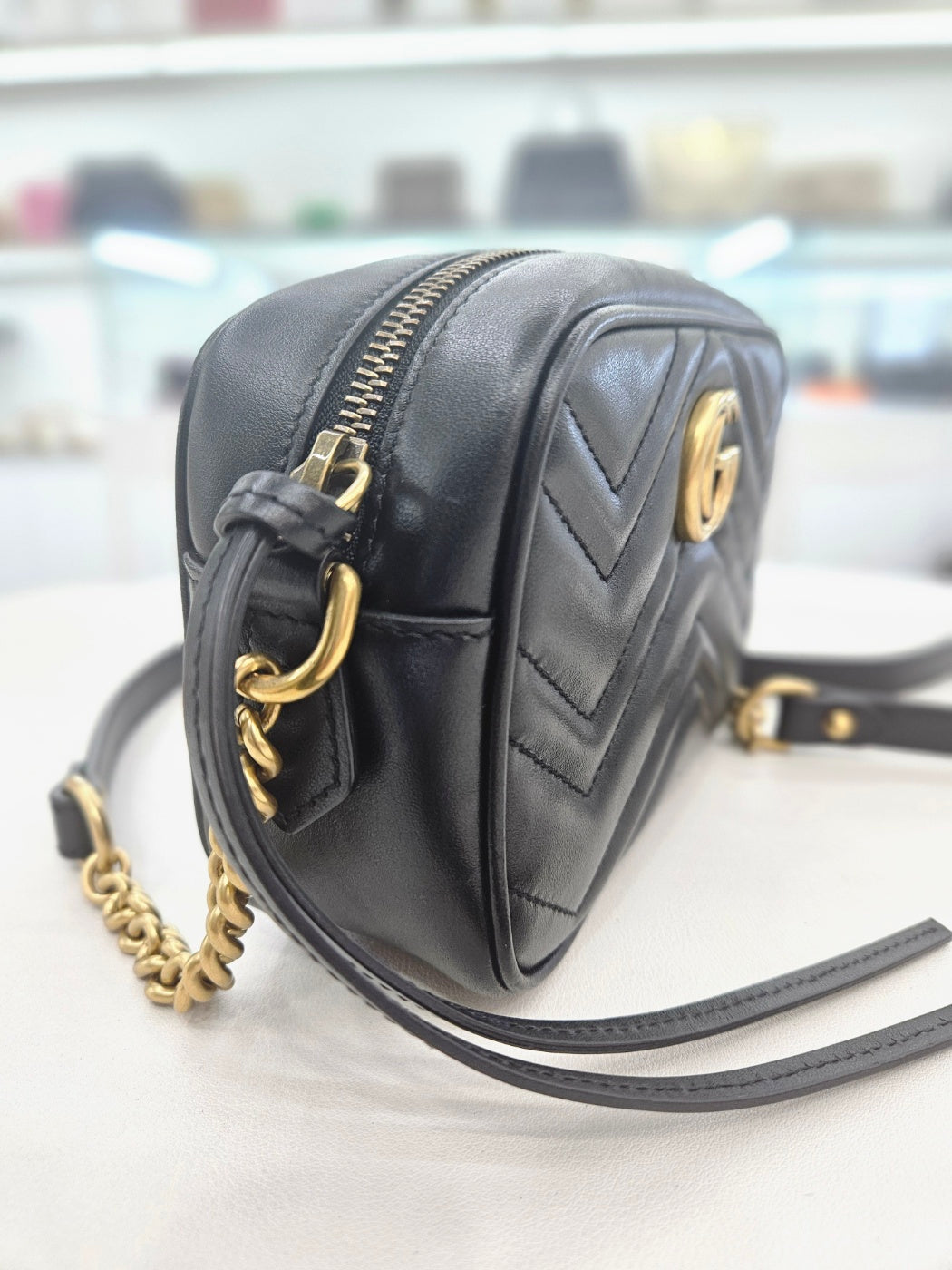 Gucci Marmont Matelassé Mini Crossbody Bag 448065 138945933