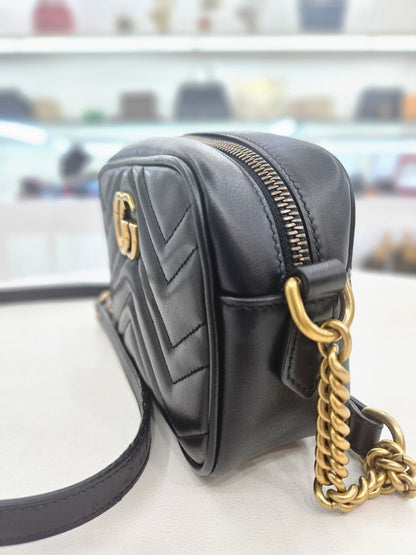 Gucci Marmont Matelassé Mini Crossbody Bag 448065 138945933