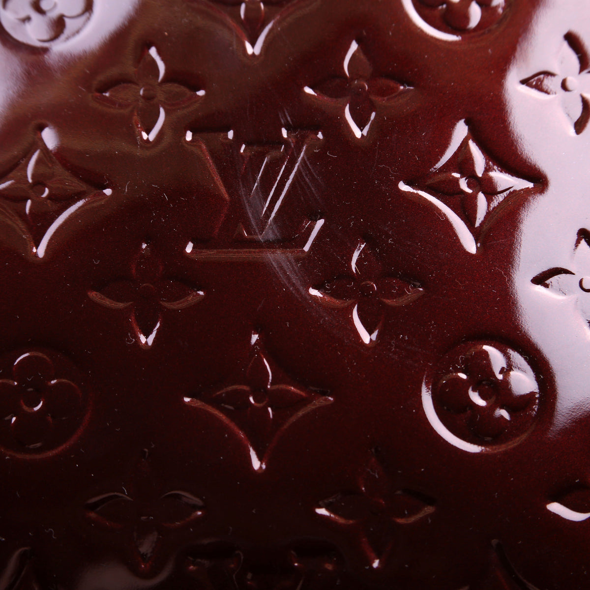 Louis-Vuitton Brea GM Vernis Burgundy