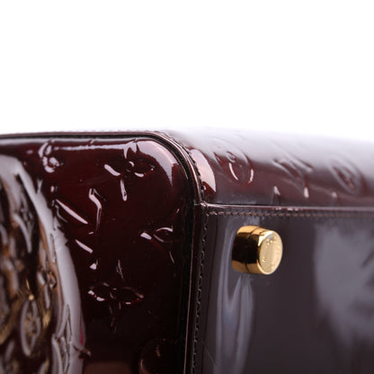 Louis-Vuitton Brea GM Vernis Burgundy