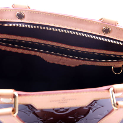 Louis-Vuitton Brea GM Vernis Burgundy