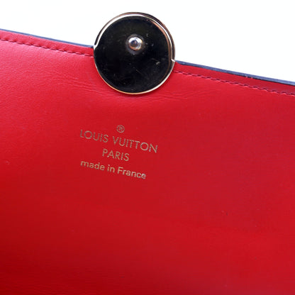 Louis-Vuitton Flore Compact Wallet Monogram Red
