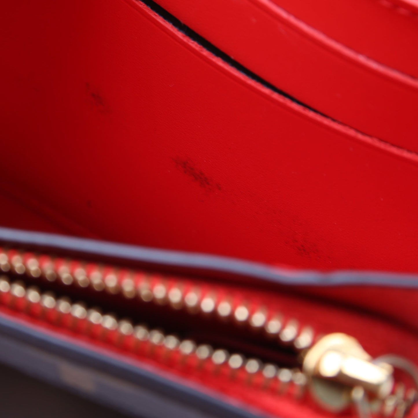 Louis-Vuitton Flore Compact Wallet Monogram Red