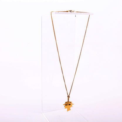 Chanel Coco Mademoiselle Pendant Necklace Gold