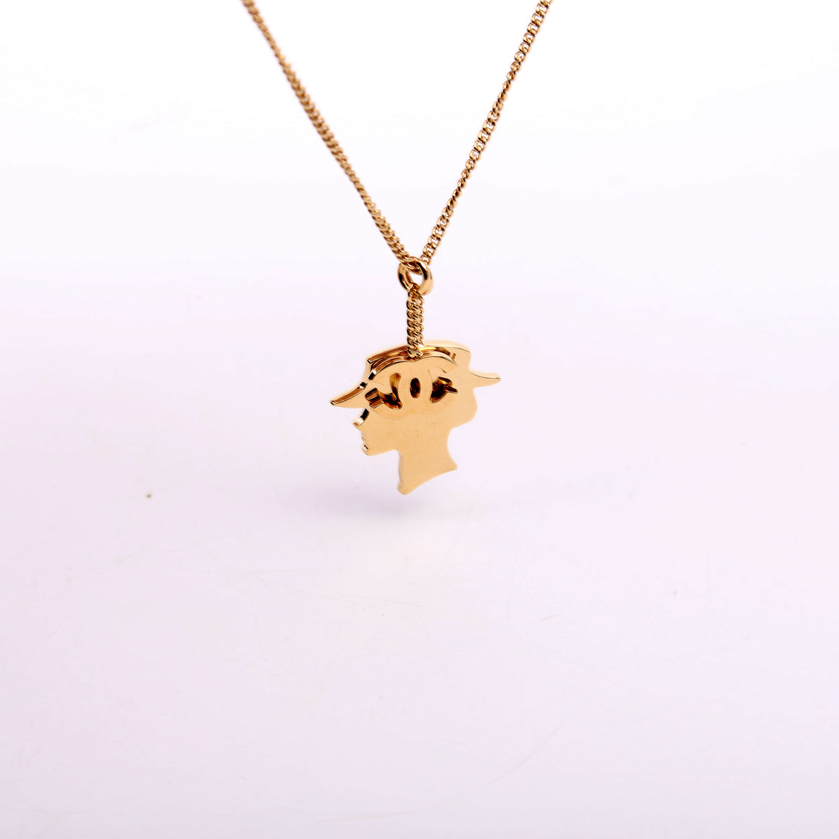 Chanel Coco Mademoiselle Pendant Necklace Gold