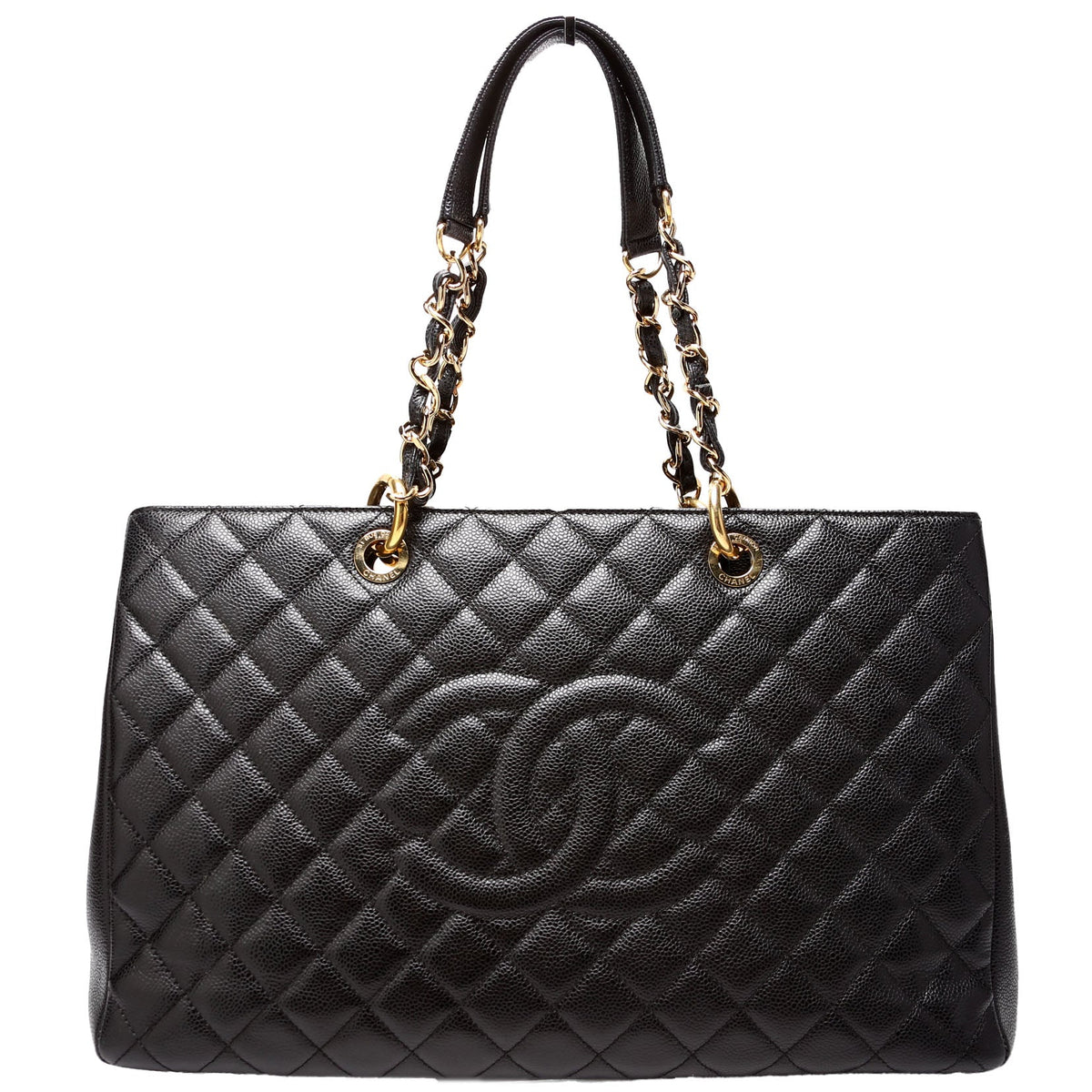 Chanel Grand Shopping Tote Extra Large Caviar Black