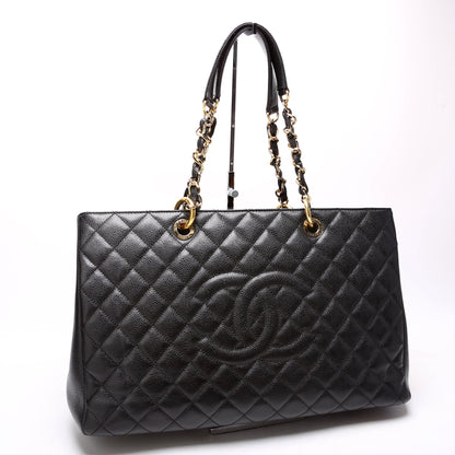 Chanel Grand Shopping Tote Extra Large Caviar Black