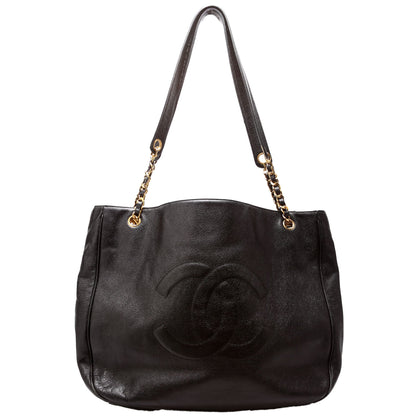 Chanel Timeless CC Extra Large Jumbo Shopper Caviar 3m Black