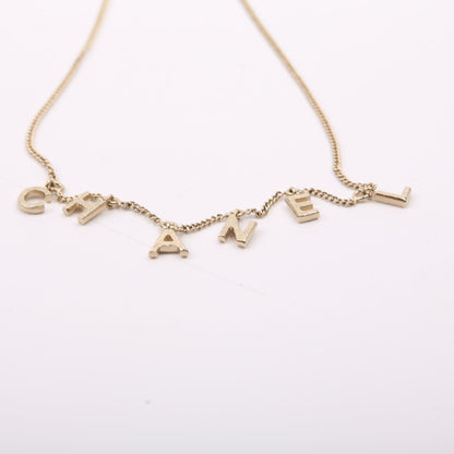 Chanel 'Chanel' Logo Necklace