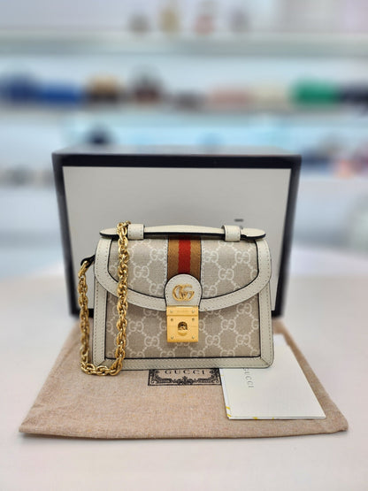 Gucci Ophidia GG Mini Top Handle Crossbody 696180 142453485