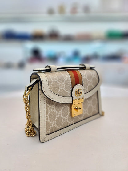Gucci Ophidia GG Mini Top Handle Crossbody 696180 142453485