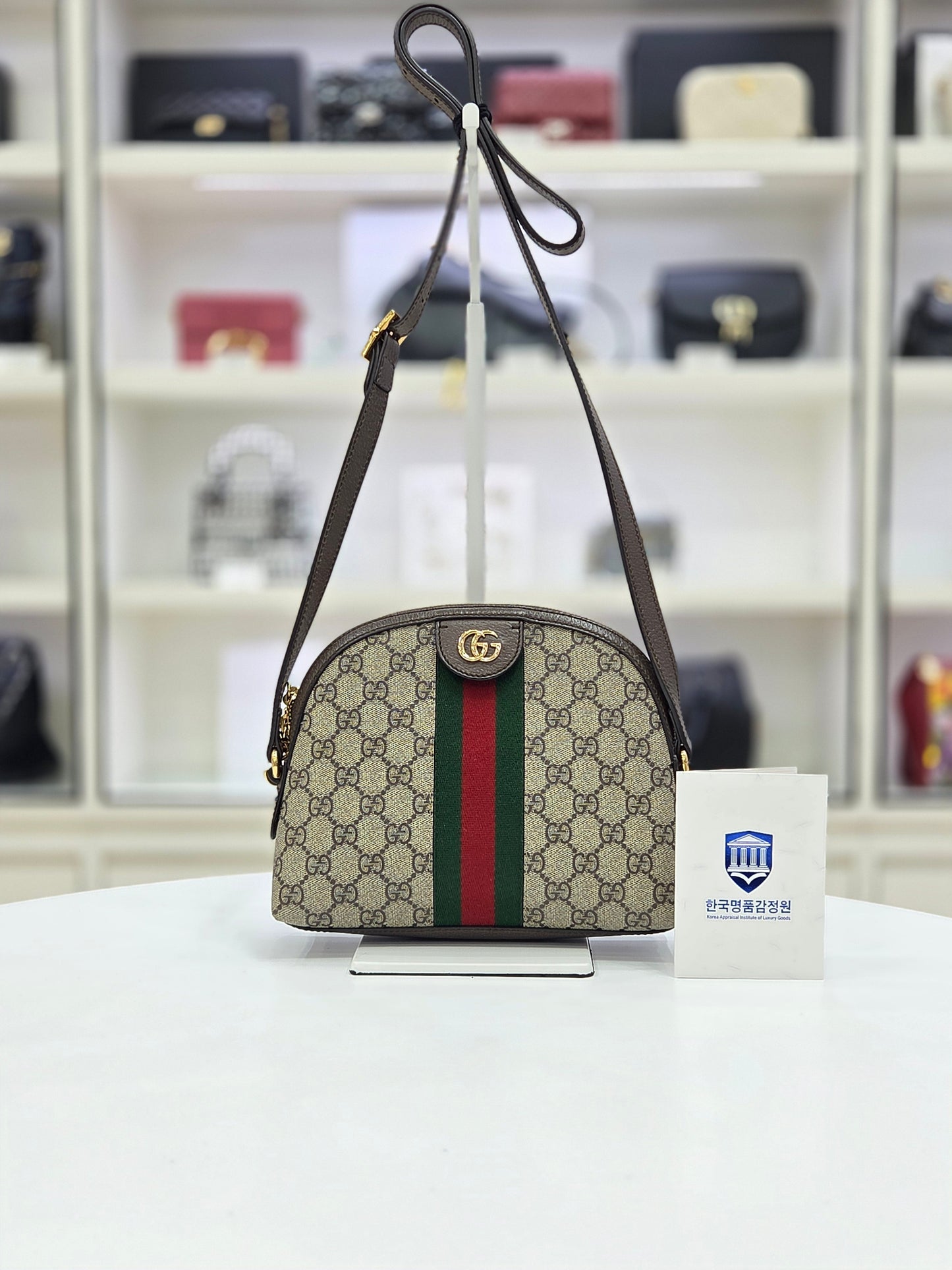Gucci Web Stripe Opidia Crossbody Bag 499621 142603953