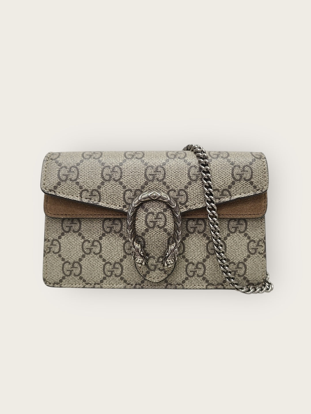 Gucci GG Supreme Dionysus Super Mini Crossbody 12345 142603981