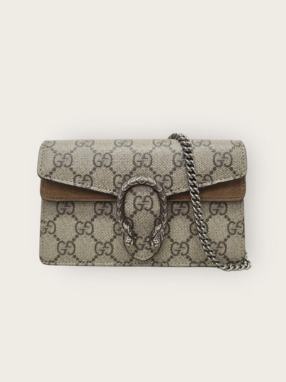 Gucci GG Supreme Dionysus Super Mini Crossbody 12345 142603981
