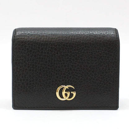 Gucci Black Gold GG Marmont Card Case Wallet 456126 142604721