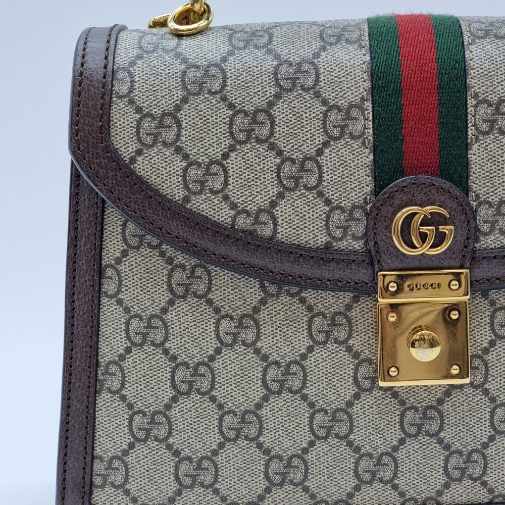 Gucci Ophidia Web Small Top Handle Shoulder Bag GUB081009 142611068
