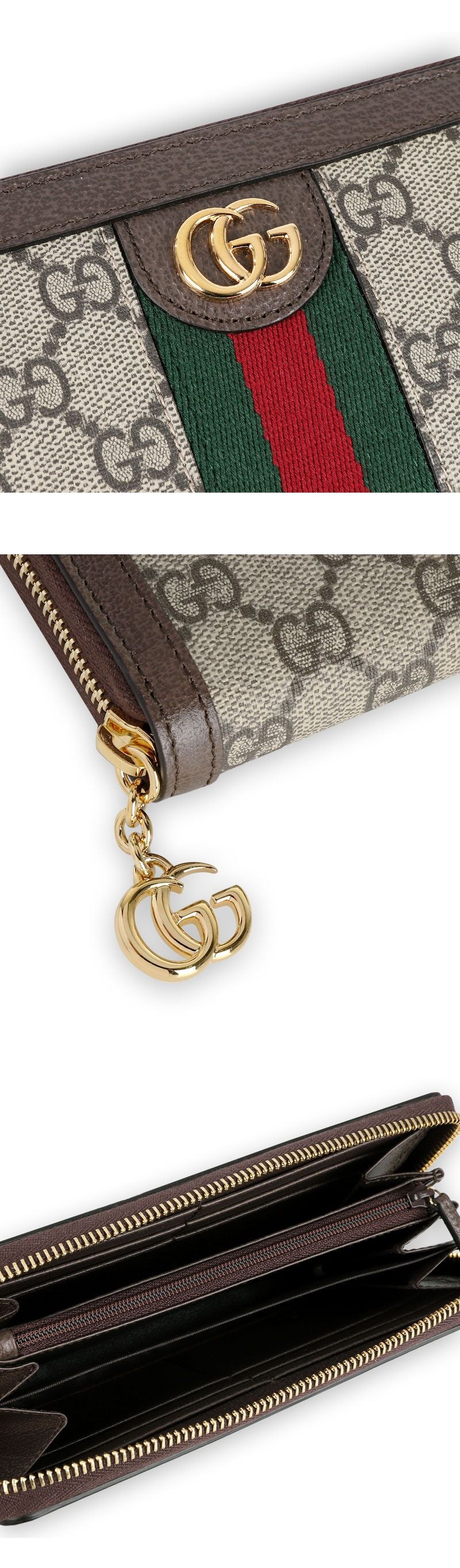 Gucci Ophidia GG Card Wallet for Women (Beige) 523155 96IWG 8745 142707936