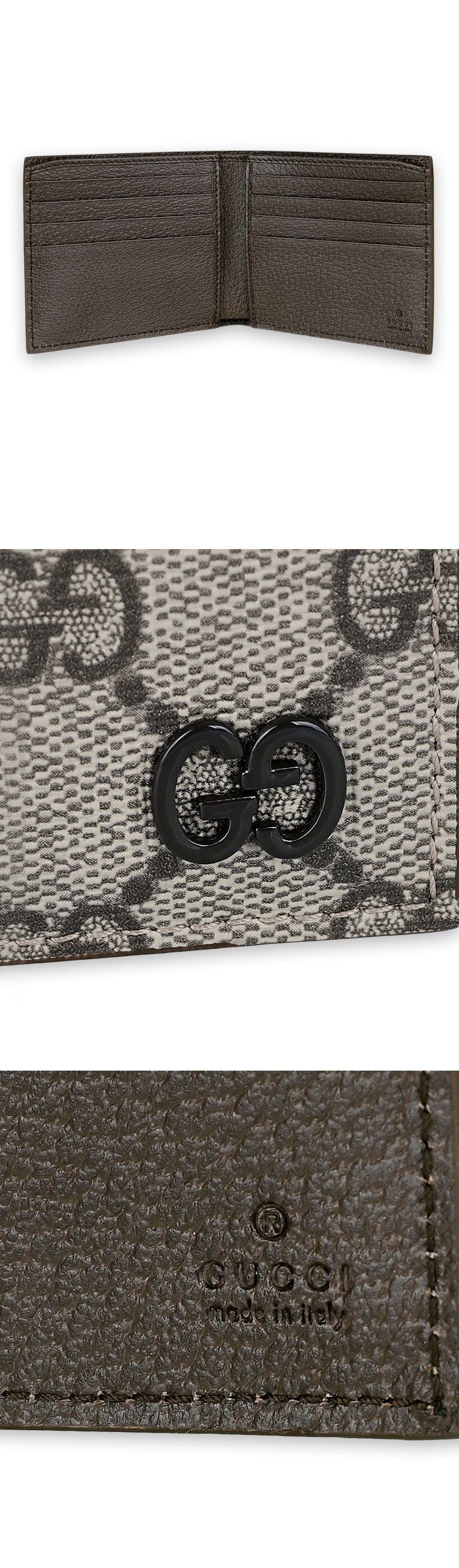 Gucci Men's GG Monogram Leather Two-Tone Wallet (Beige) 768243 FACQC 9773 142703706