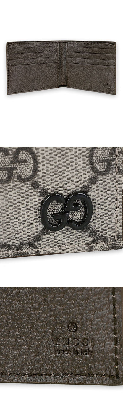 Gucci Men's GG Monogram Leather Two-Tone Wallet (Beige) 768243 FACQC 9773 142703706