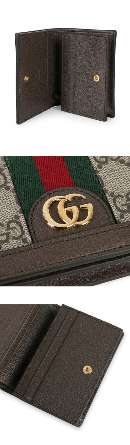 Gucci Ophidia GG Card Case Wallet (Beige) 523155 96IWG 8745 142707906