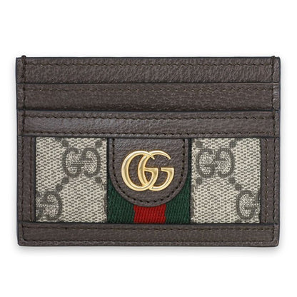 Gucci Ophidia GG Ebony Card Case (Beige) 523159 96IWG 8745 142707489