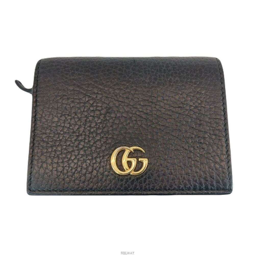 Gucci GG Marmont Leather Compact Wallet 456126 142717989