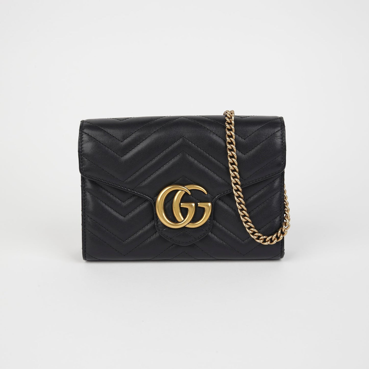 Gucci GG Marmont Mini Chain Shoulder Crossbody Bag 474575 142556850