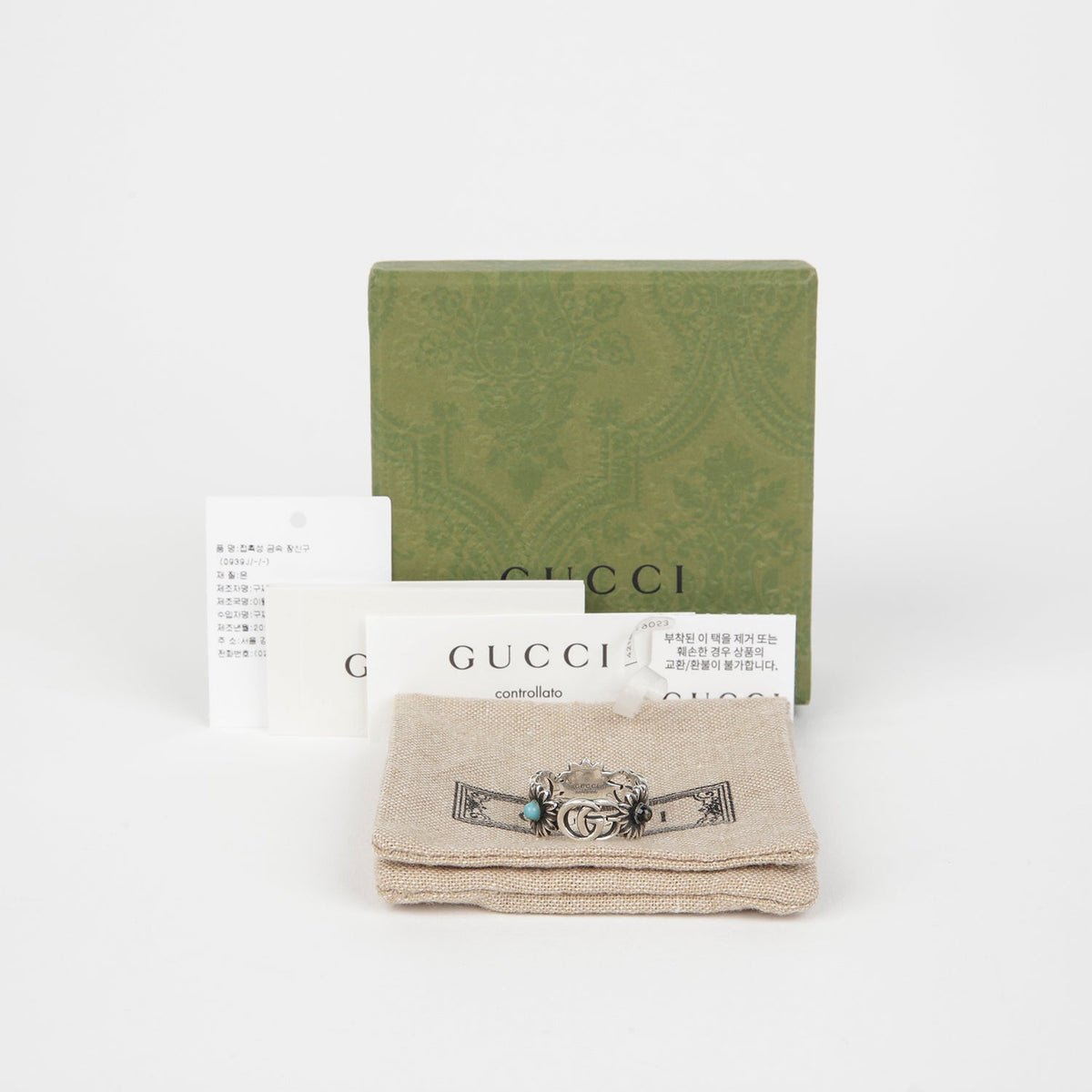 Gucci Double G Flower Ring 17 142588660