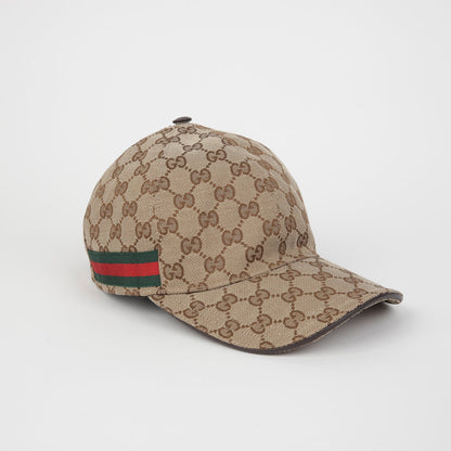 Gucci Original Web Detail Baseball Cap M Size 200035 142588691