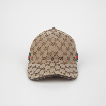 Gucci Original Web Detail Baseball Cap M Size 200035 142588691