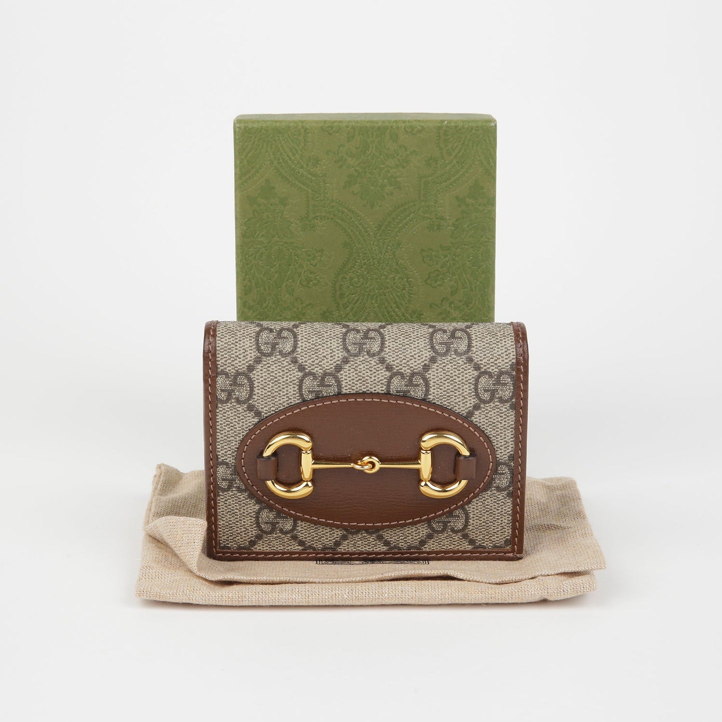 Gucci Horsebit 1955 Card Case Wallet 142556897