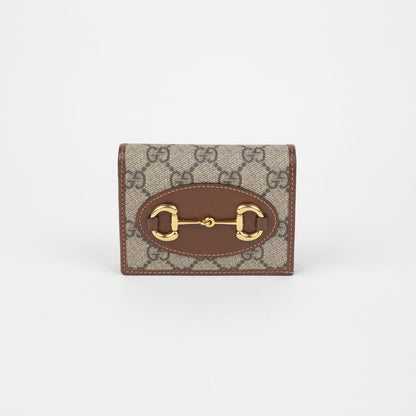 Gucci Horsebit 1955 Card Case Wallet 142556897